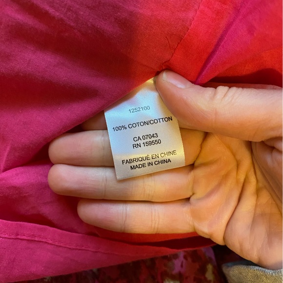 C&C California Red boho cotton flowy maxi dress - Picture 4 of 6